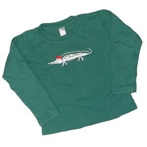 White Alligator Christmas shirt